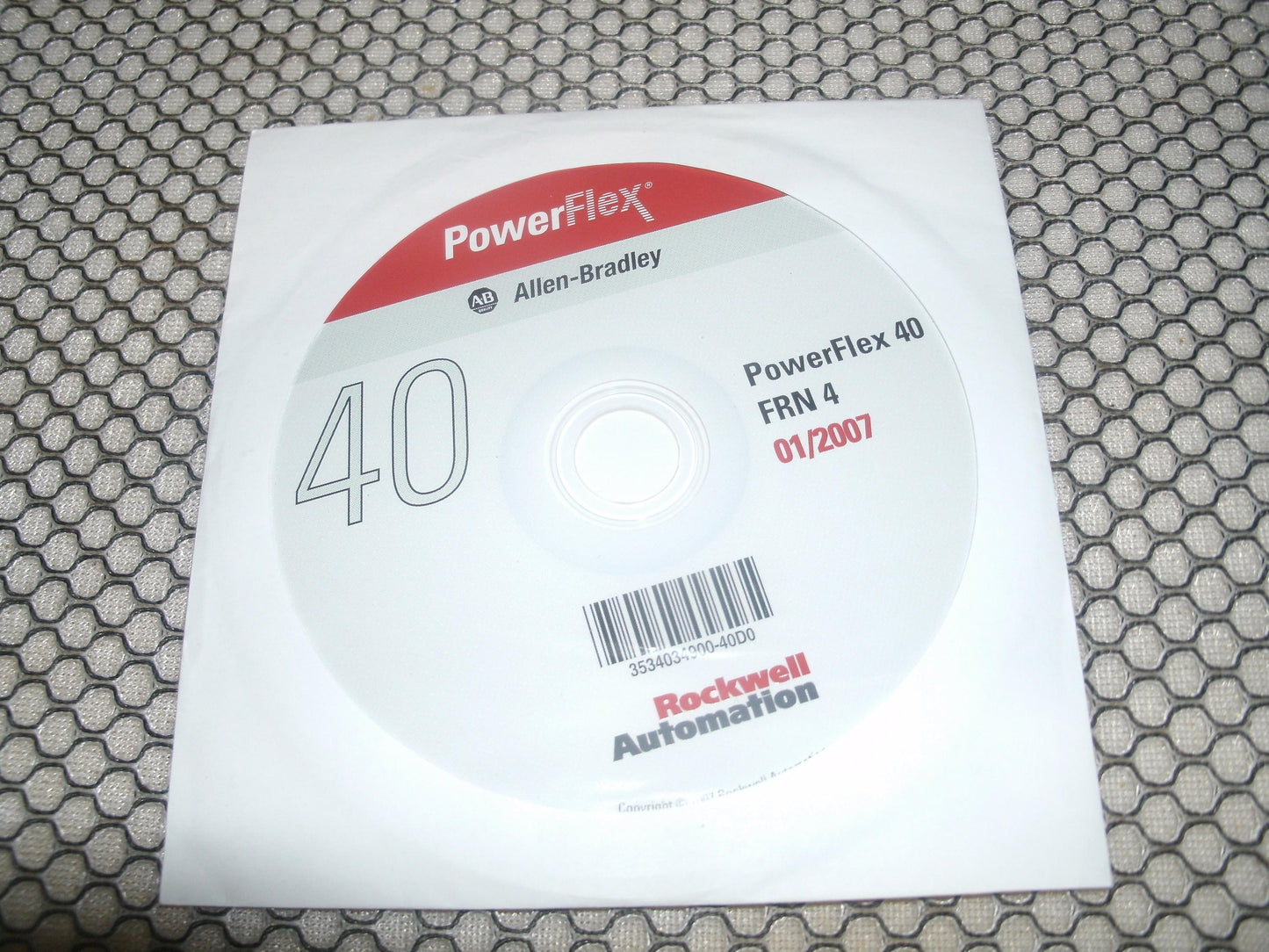 Allen-Bradley PowerFlex 40. FRN 4. 3534034900-40D0.