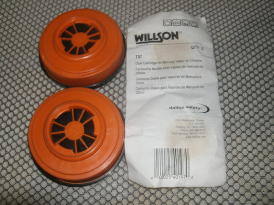 Wilson T07 Dual Cartridge for Mercury Vapor or Chlorine.
