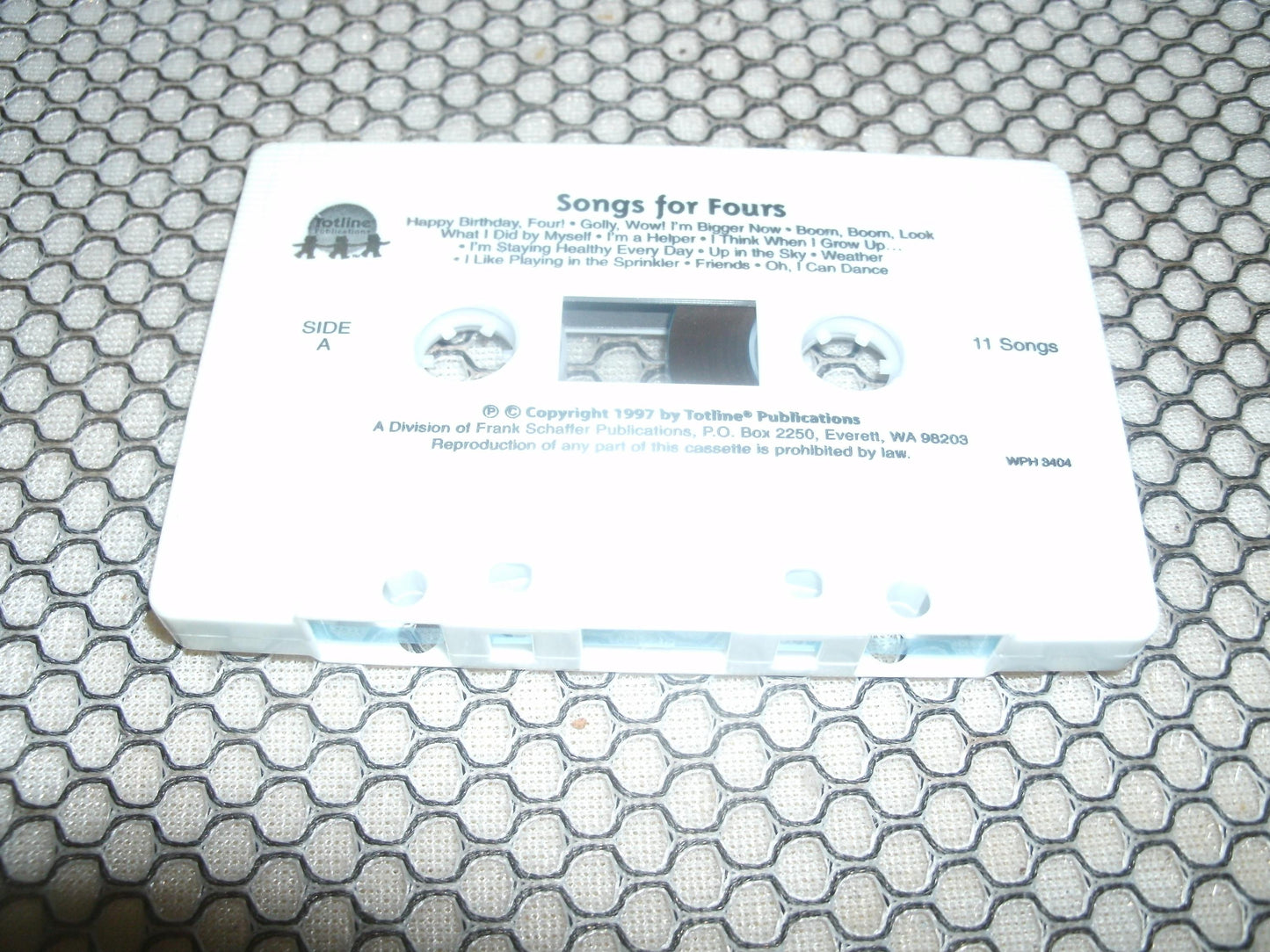 Songs for Fours. WPH-3404. Totline Cassette.