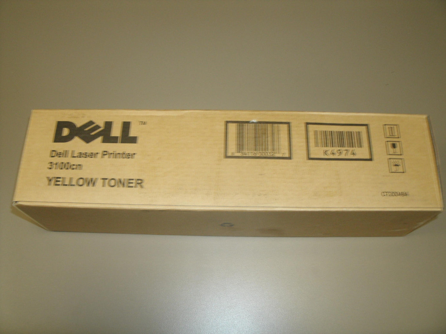 Dell Yellow Toner. K4974. New. 3100CN. OEM. CT200484.