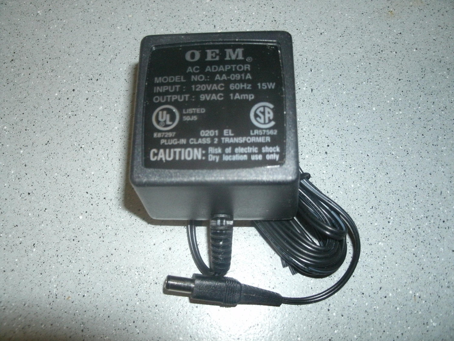 OEM AA-091A AC Charger. New.