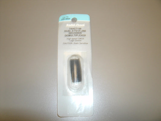Radio Shack 74HCT139 Dual 2-To-4 Line Decoder/Demultiplexer.