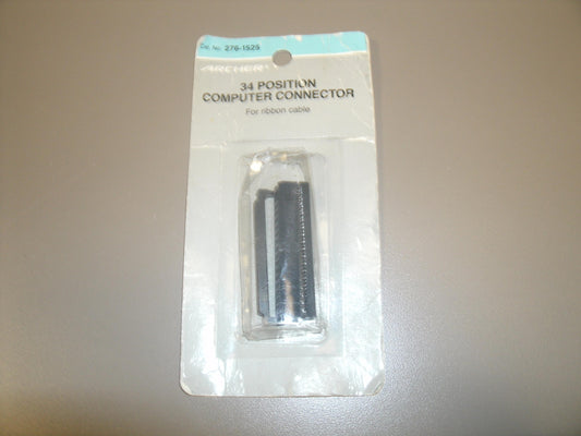Radio Shack 276-1525. 34 Position Computer Connector. New.