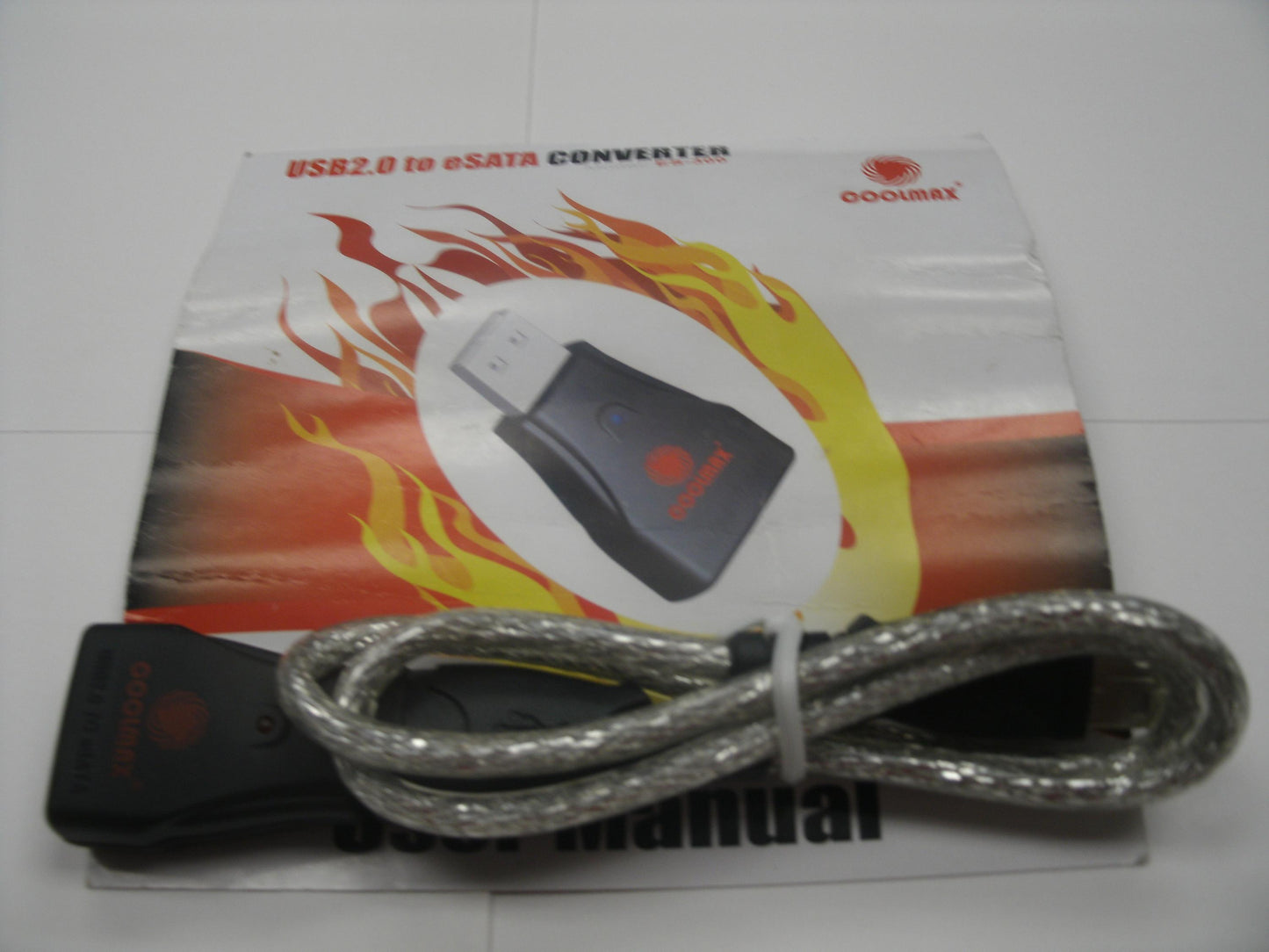 Coolmax ES-300 USB 2.0 to eSATA Converter. New. (O)