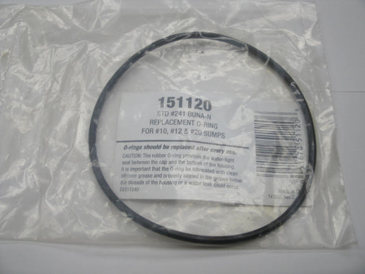 Pentek 151120 Buna-N O-Ring. New.