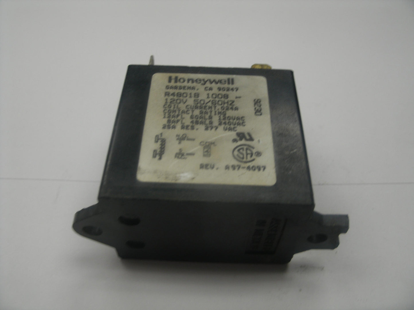 Honeywell R4801B Coil Relay. Used.