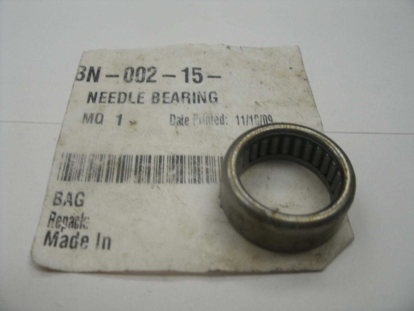 Hobart Slicer Needle Bearing BN-002-15. New.