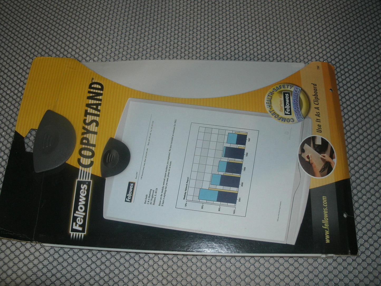Fellowes 20000 Copystand / Clipboard. UPC: 077511200007.