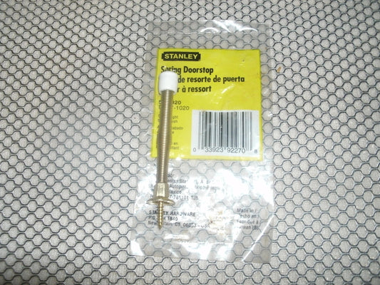 Stanley 57-1020 Brass Spring Doorstop. 033923922708. New.