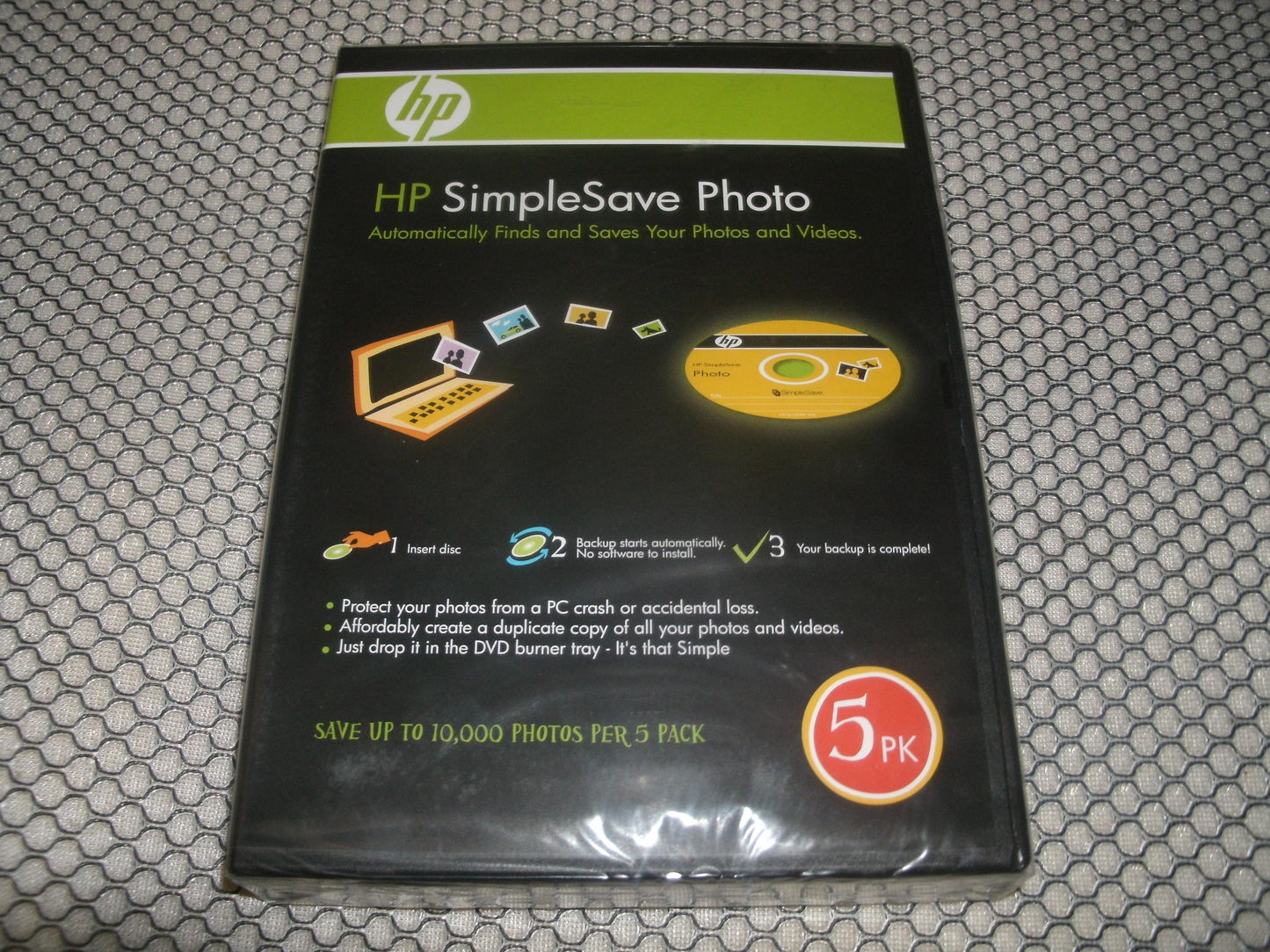 HP SimpleSave Photo Discs and Software. 66000089319
