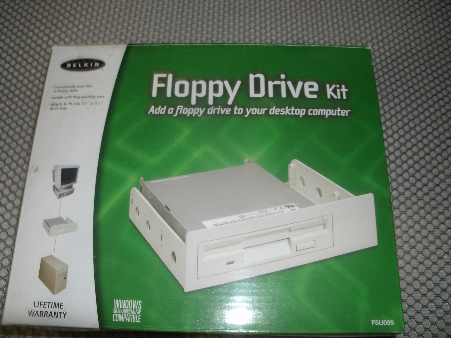 Belkin Floppy Drive Kit. New. F5U099. UPC: 722868431429.