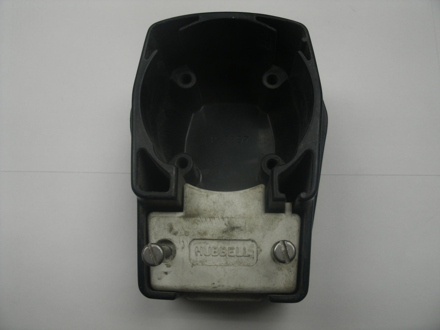 Hubbell P-6297 Electric Plug Housing. Used.
