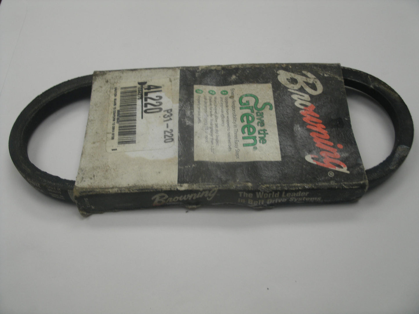 Browning 4L220 FHP V-Belts, L Belt Section, 21 Pitch. New.