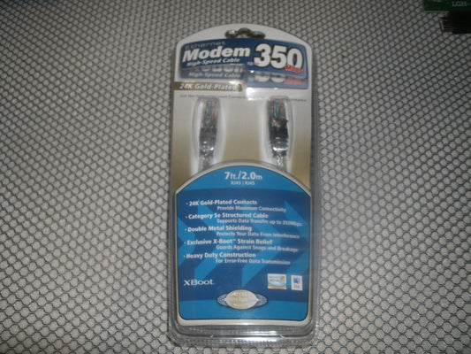 Accell 7ft / 2.0M Ethernet Modem up to 350Mbps. New.