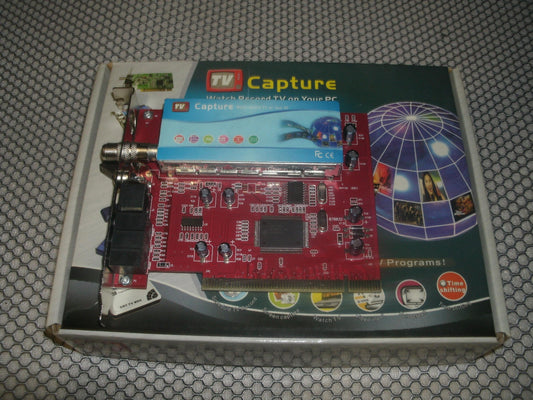 PC TV Capture 7130 TV Tuner PCI Card with Remote. New.