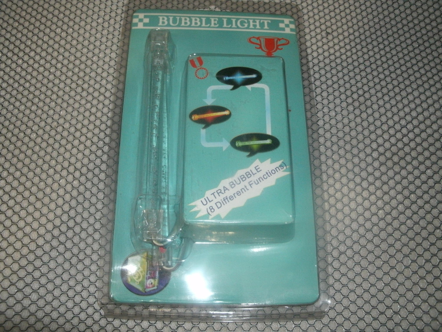 Bubble Light Acrylic Stick For Your Computer. Red. New.