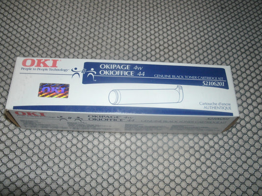 OKI 52106201 Black Toner Cartridge. OkiPage 4W OkiOffice 44.