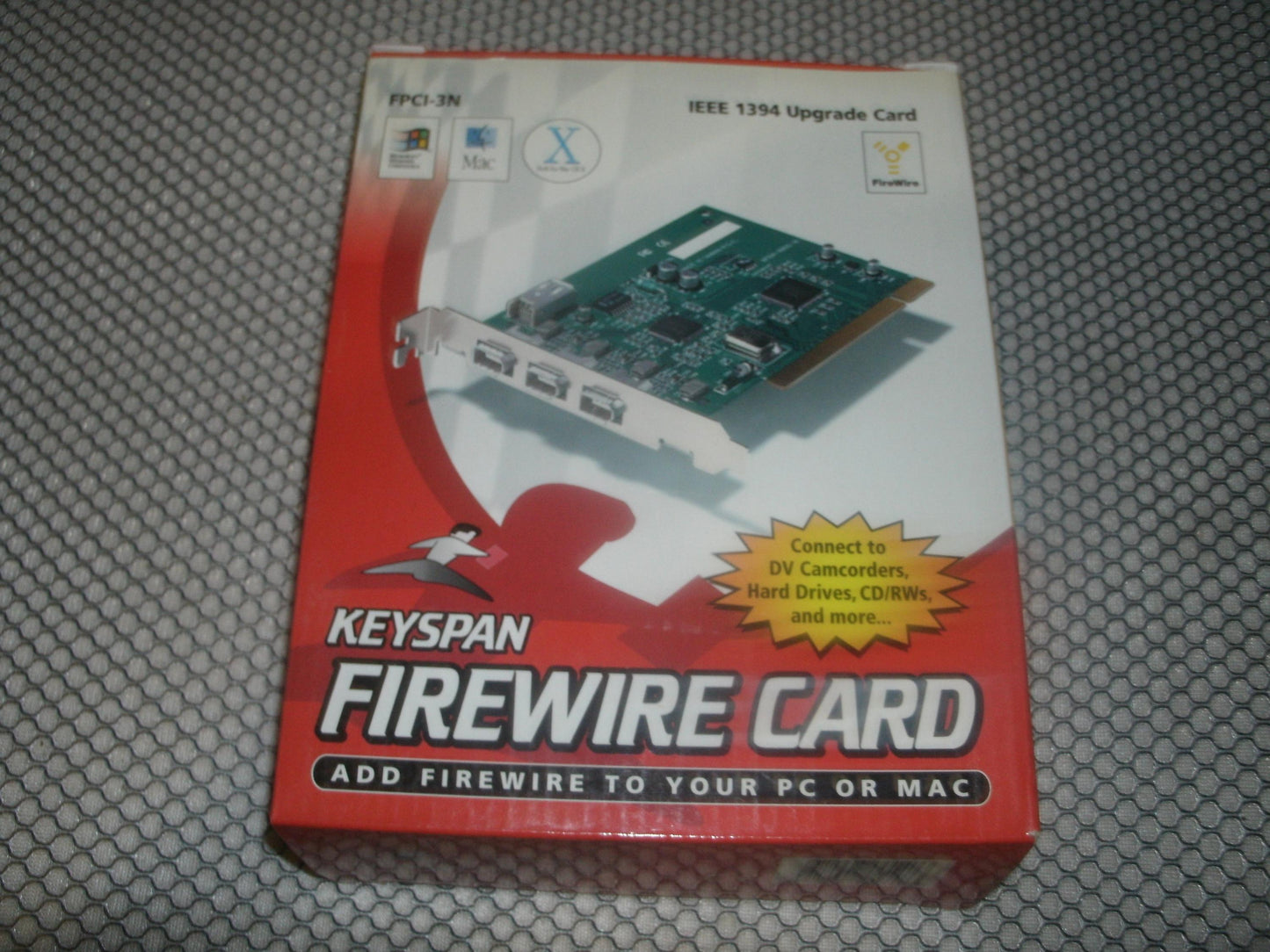 Keyspan FPCI-3N Firewire PCI Card. New.