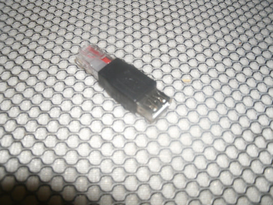 USB A Female F to Ethernet RJ45 Male. New.