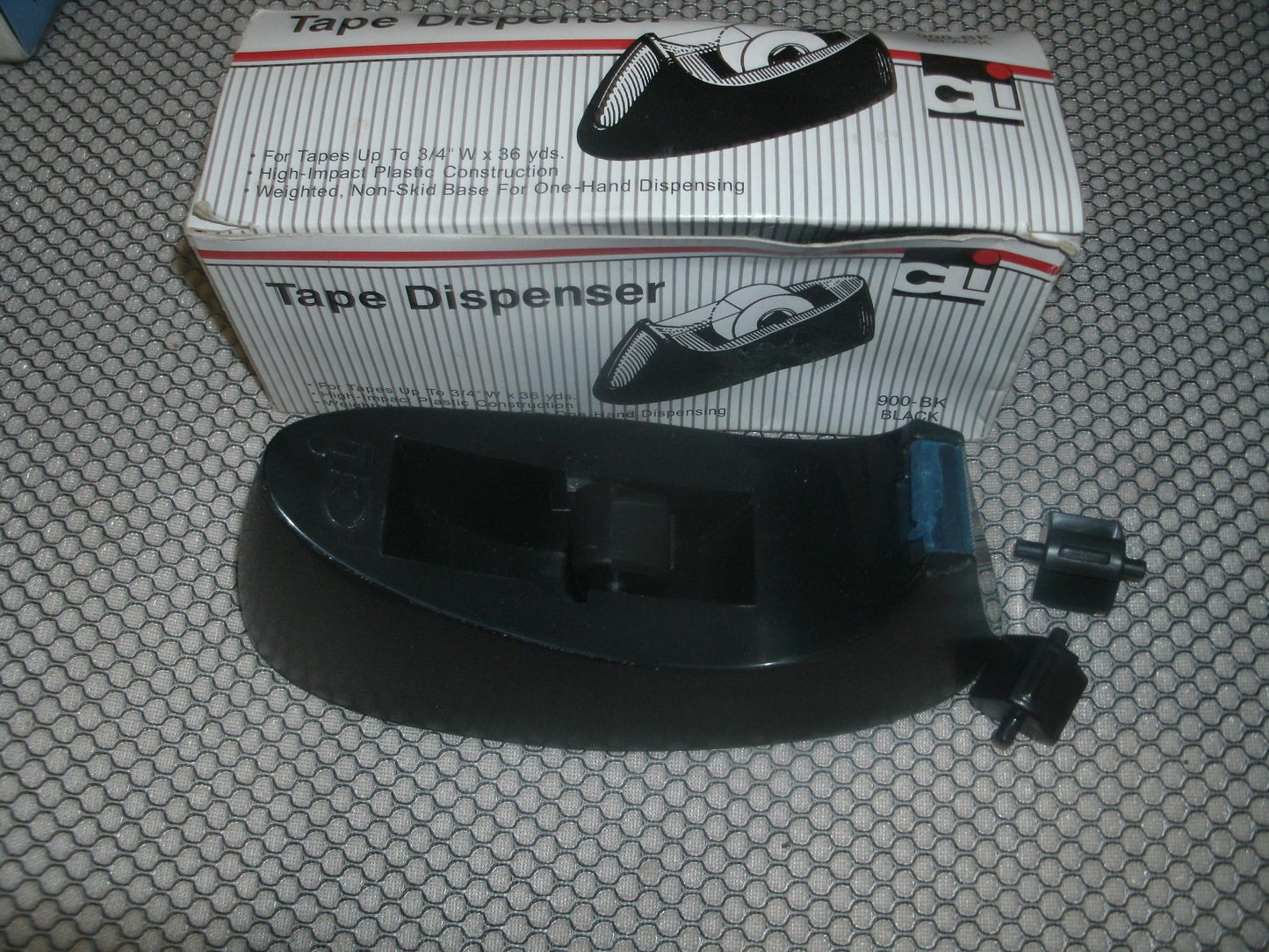 Charles Leonard (CLI) Black Tape Dispenser. 900-BK. New.