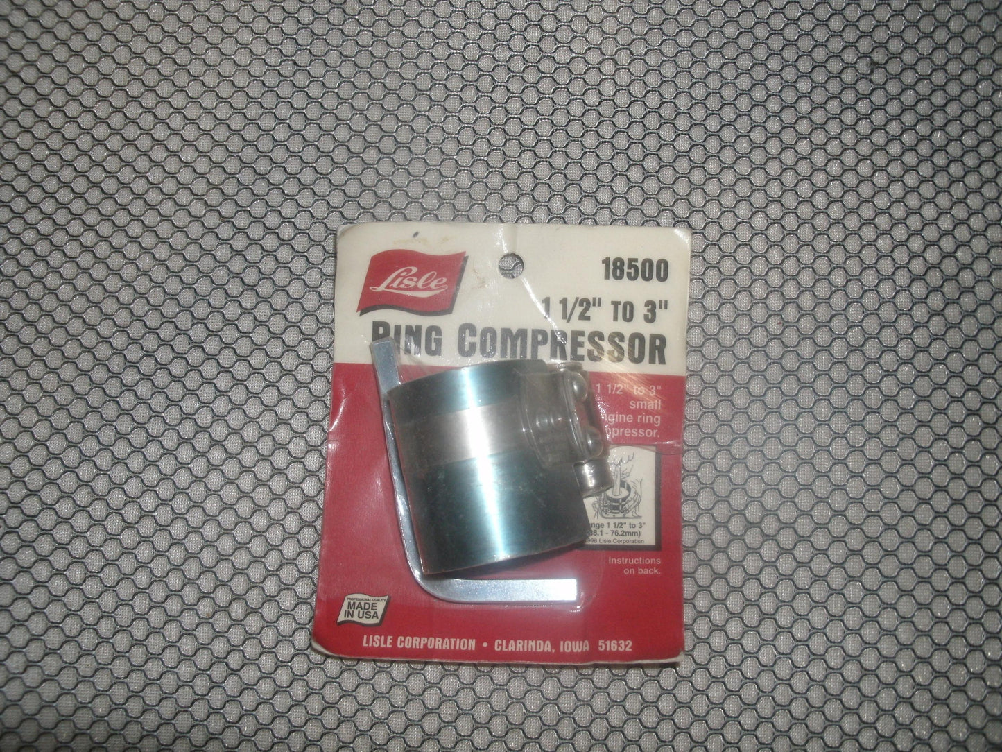 Lisle 18500 1 1/2" to 3" Ring Compressor. New.