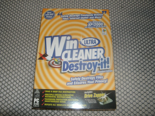 40043. Ultra WinCleaner Destroy-It. 708828405433. New.