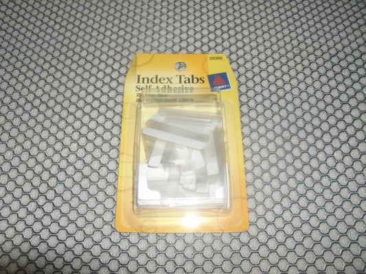 Avery 26089 Index Tabs Self-Adhesive Tabs. Clear. New.
