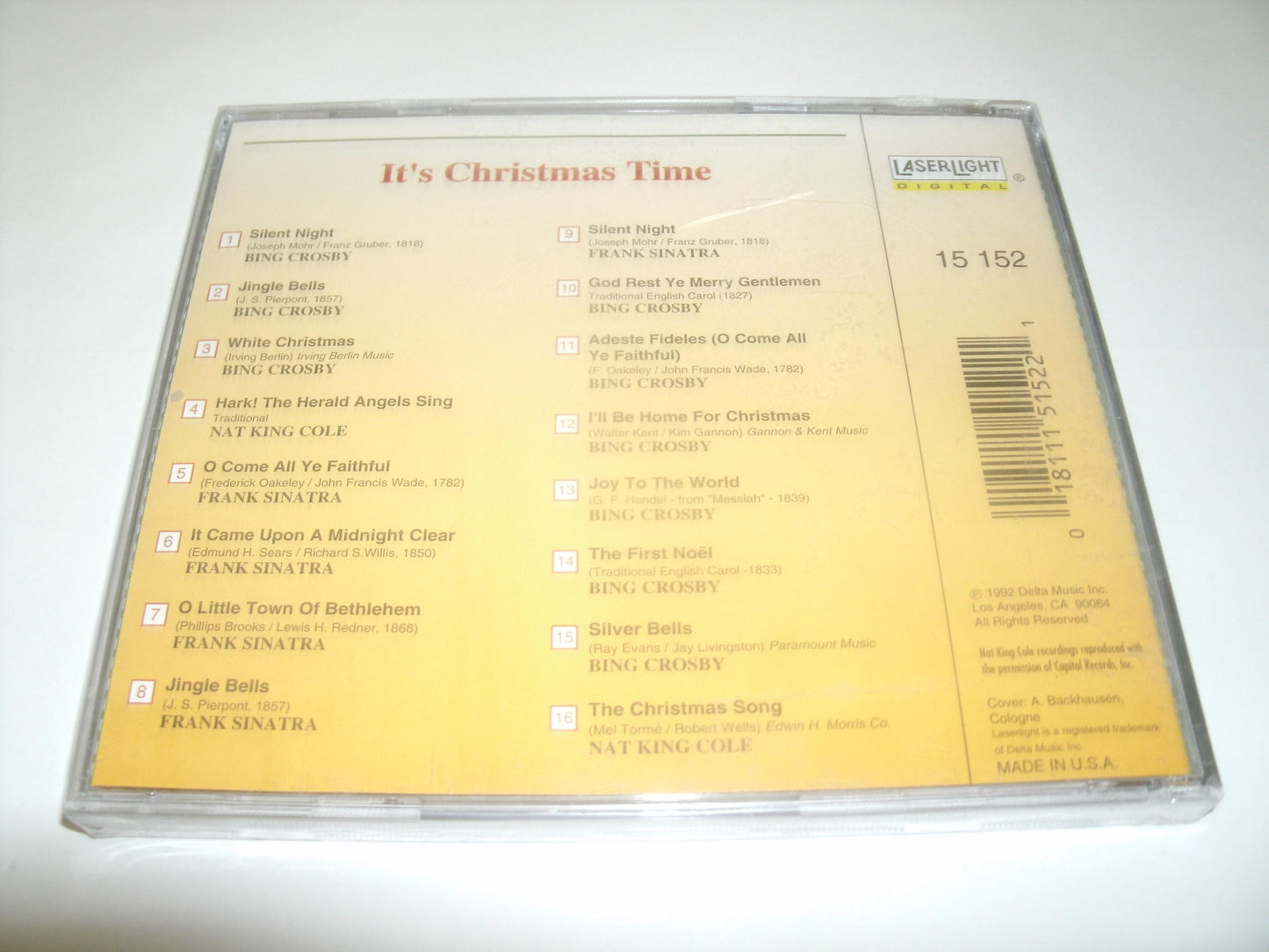 The Christmas Time. Bing Crosby, Frank Sinatra, Nat King Cole.