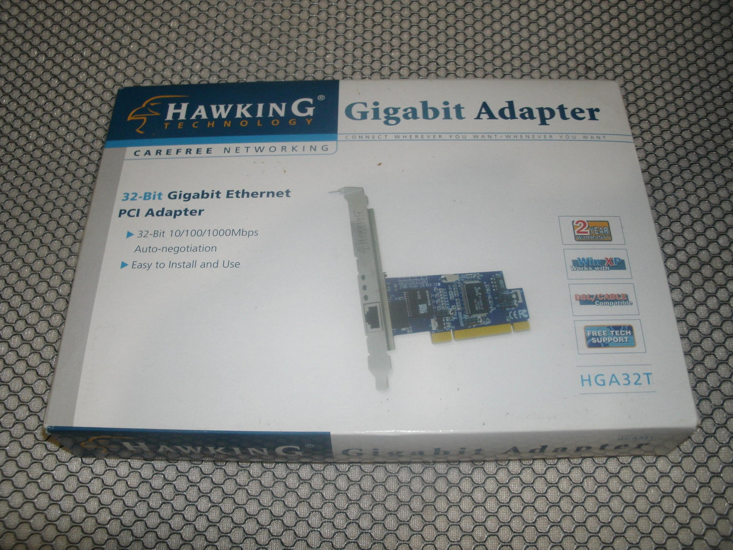 Hawking HGA32T Gigabit PCI Adapter 10/100/1000. New.