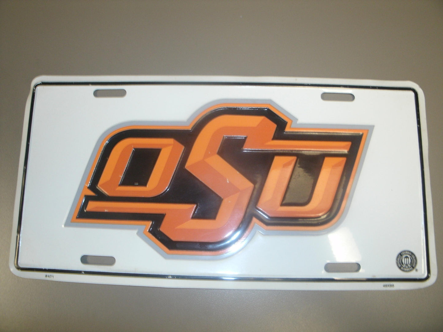 OSU License Plate. Used.
