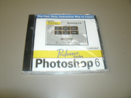 Professor Teaches Photoshop 6. New. CD-ROM.