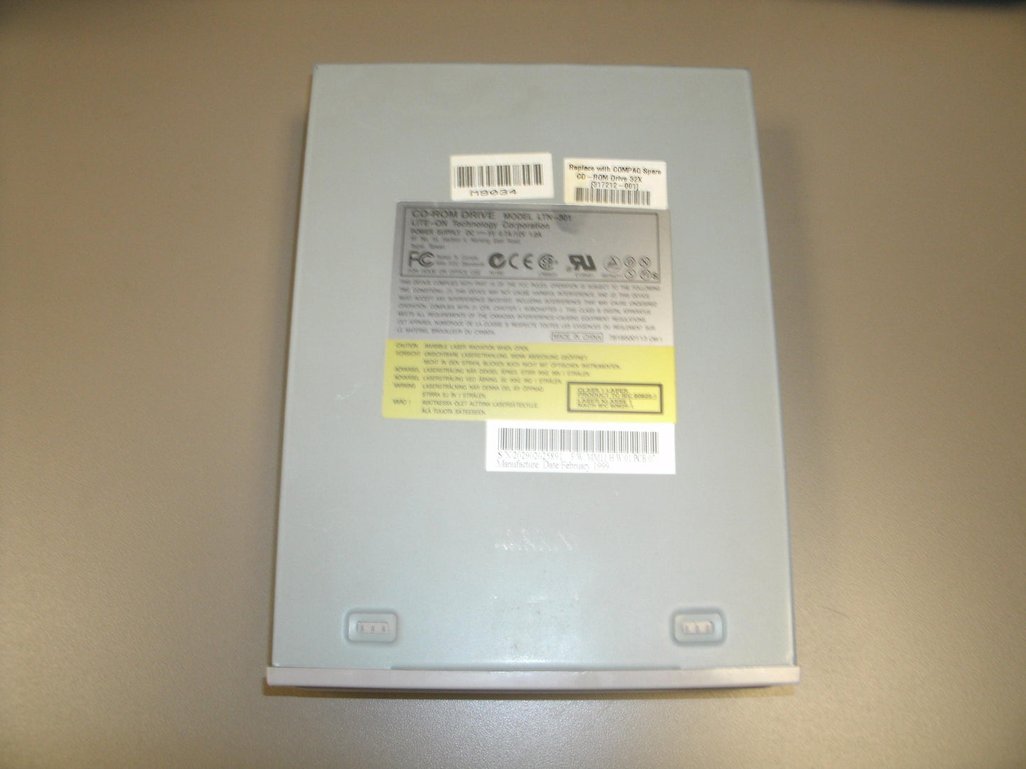 Lite-On LTN-301 32X CD-ROM Drive. Used.