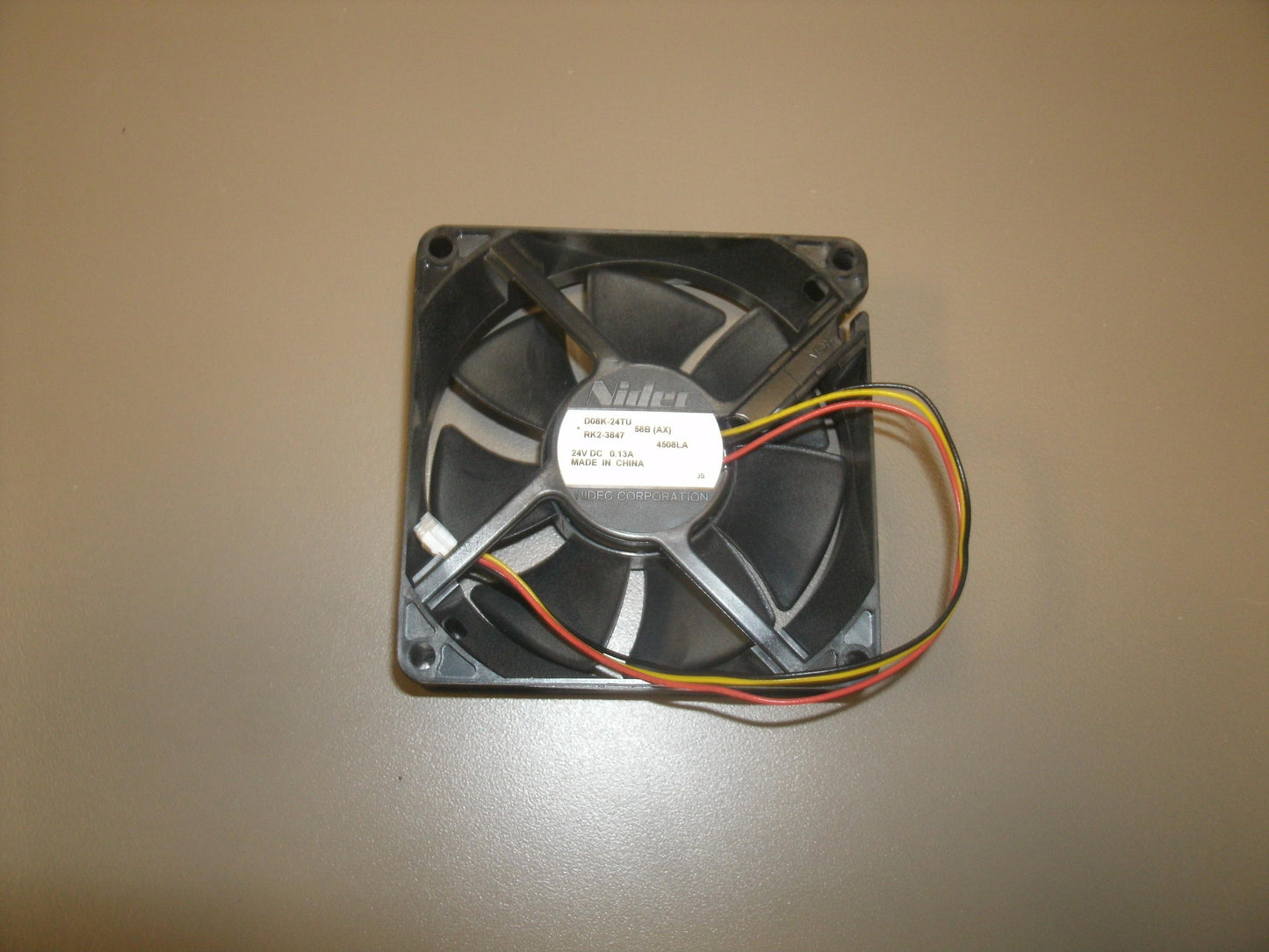 Nidec D08K-24TU Case Fan. Working Pull.
