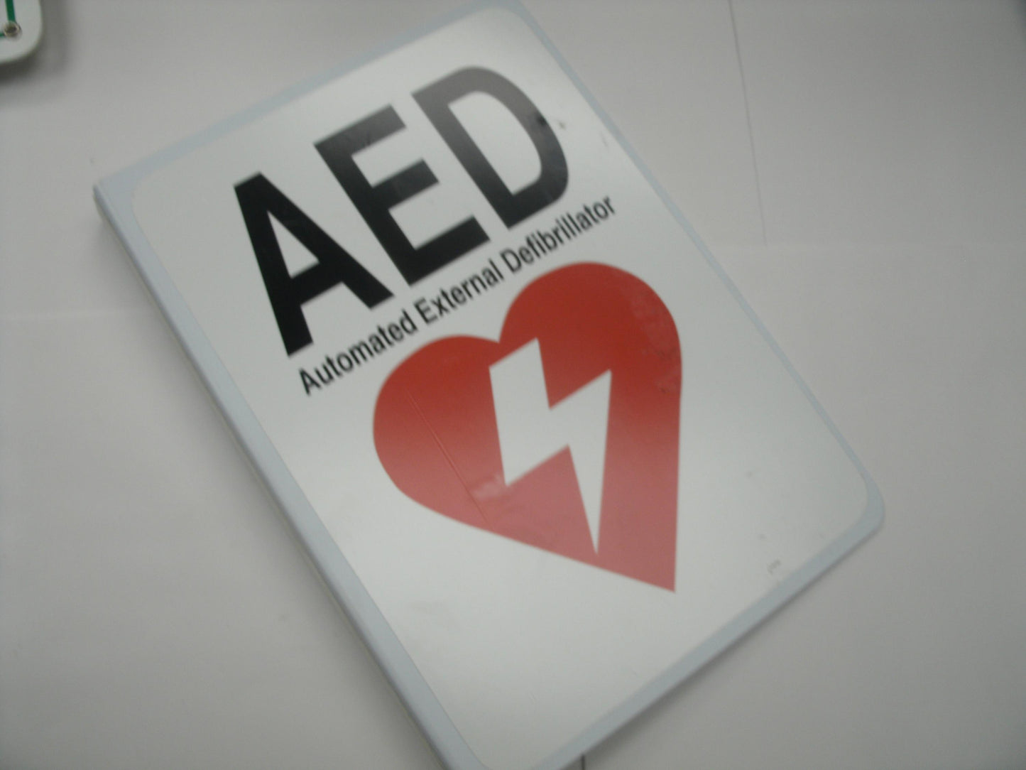 2-Way View AED Sign - Automated External Defibrillator.  81750.
