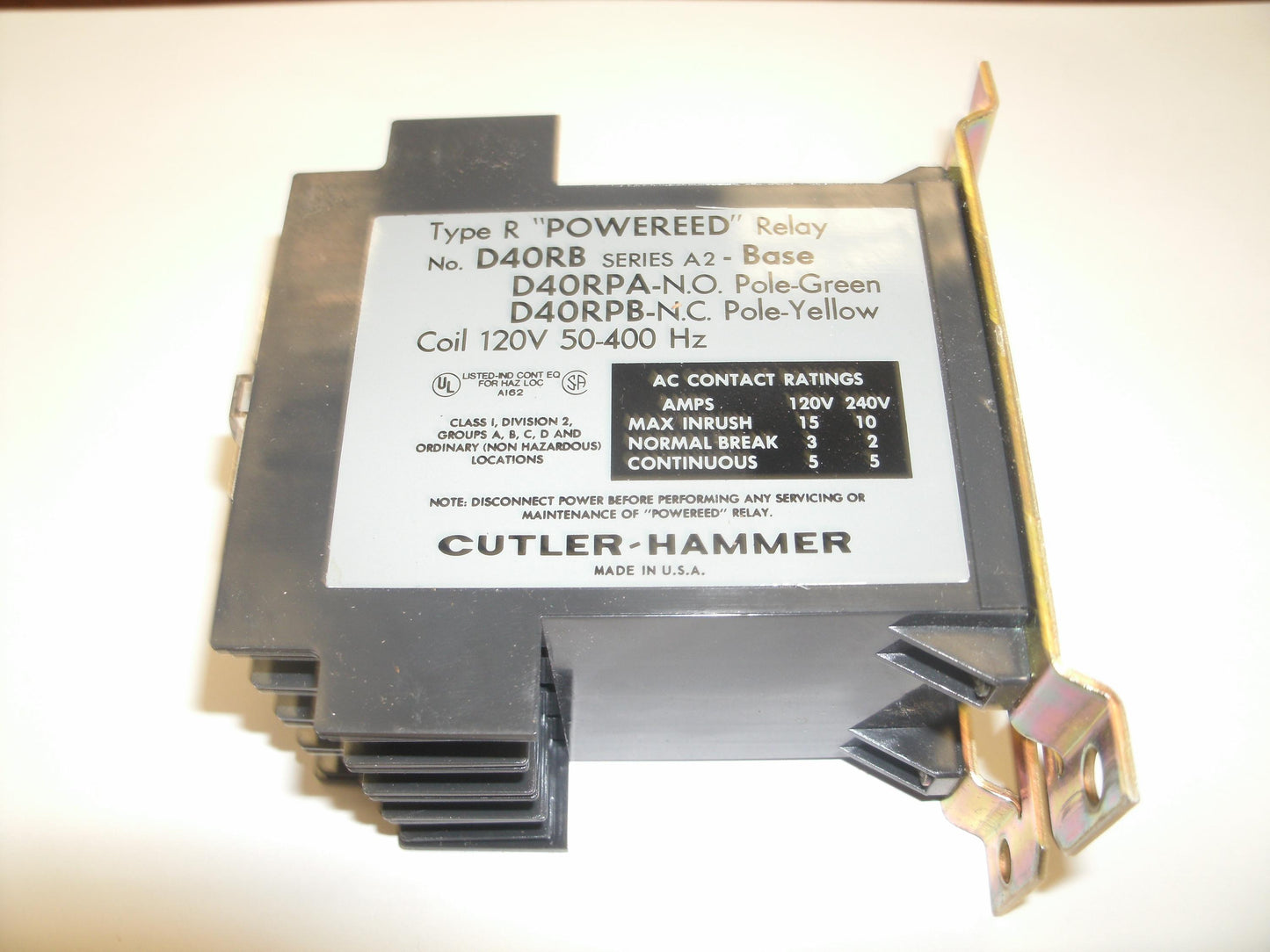 Cutler-Hammer D40RB Series A2. New. D40RBA. (26)