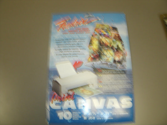 Tara Materials Fredrix TAR-3520 8.5: x 11" Inkjet Canvas.