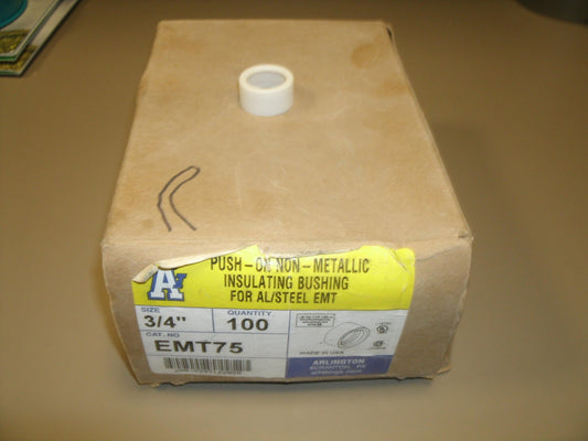 Arlington EMT75-100 EMT Insulating Conduit Bushing.
