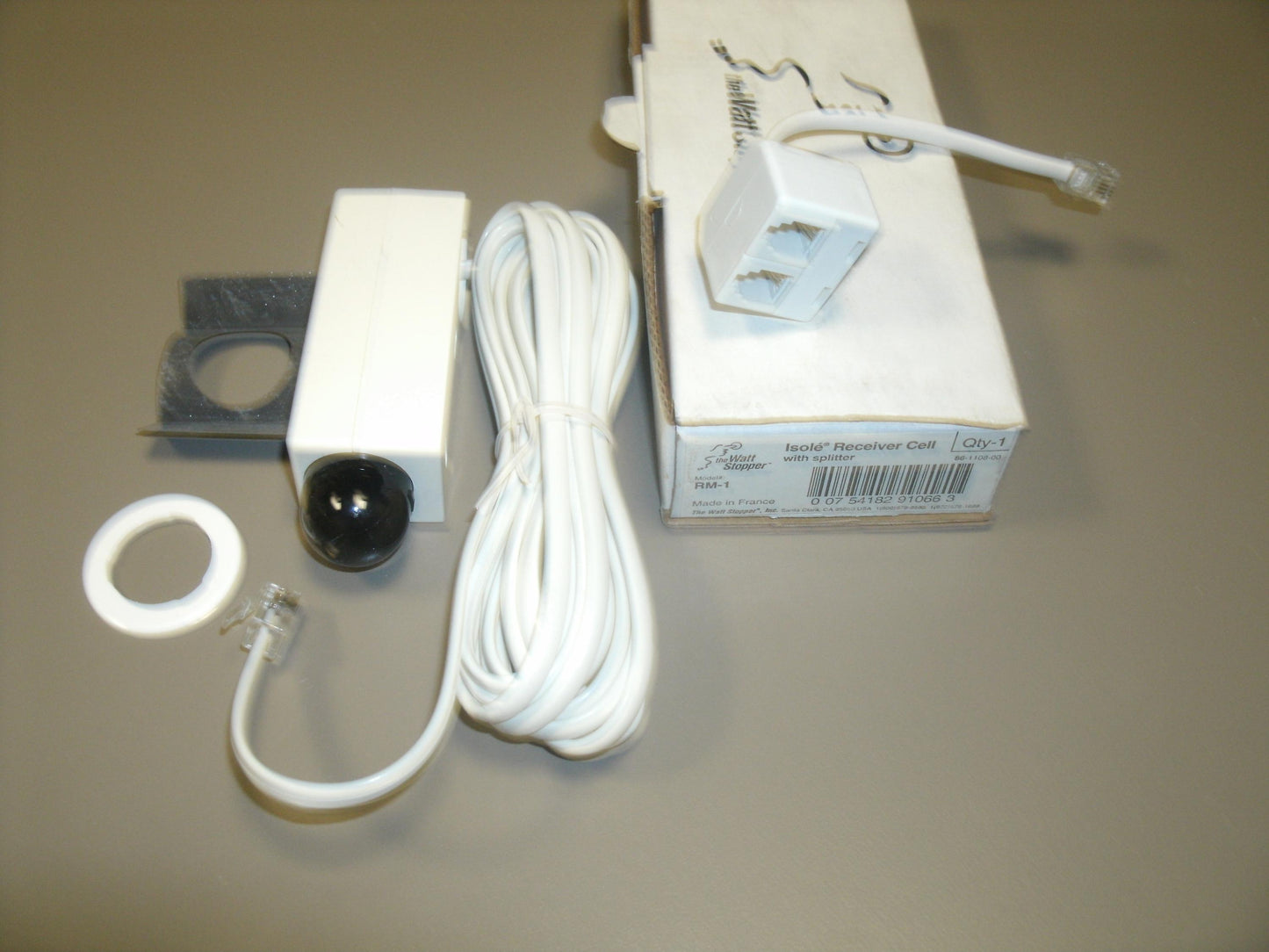 Wattstopper RM-1 Isole Receiver Cell With Splitter. New.