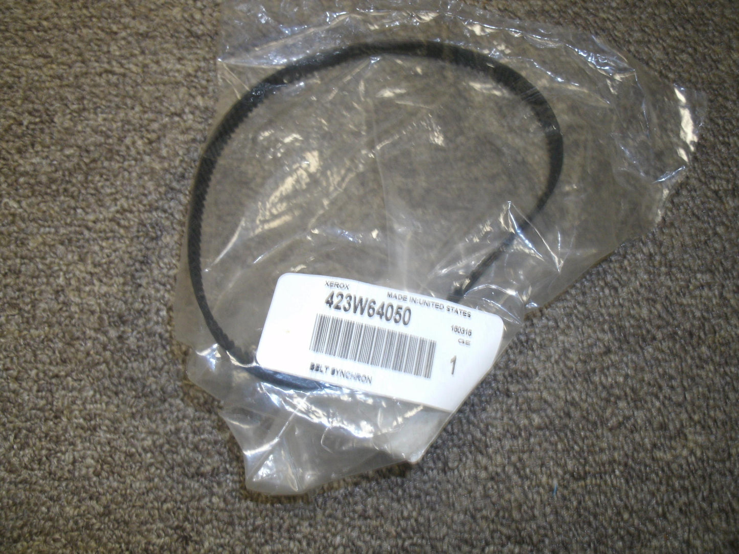 Xerox 423W64050 Complier Clutch Synchron Belt. New. (30)