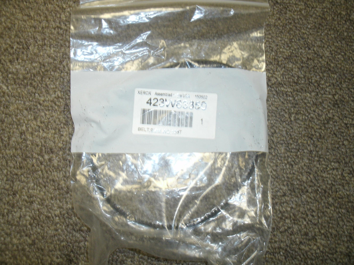 Xerox 423W63350 Belt. 9MM, WD, 133T. New. (30)