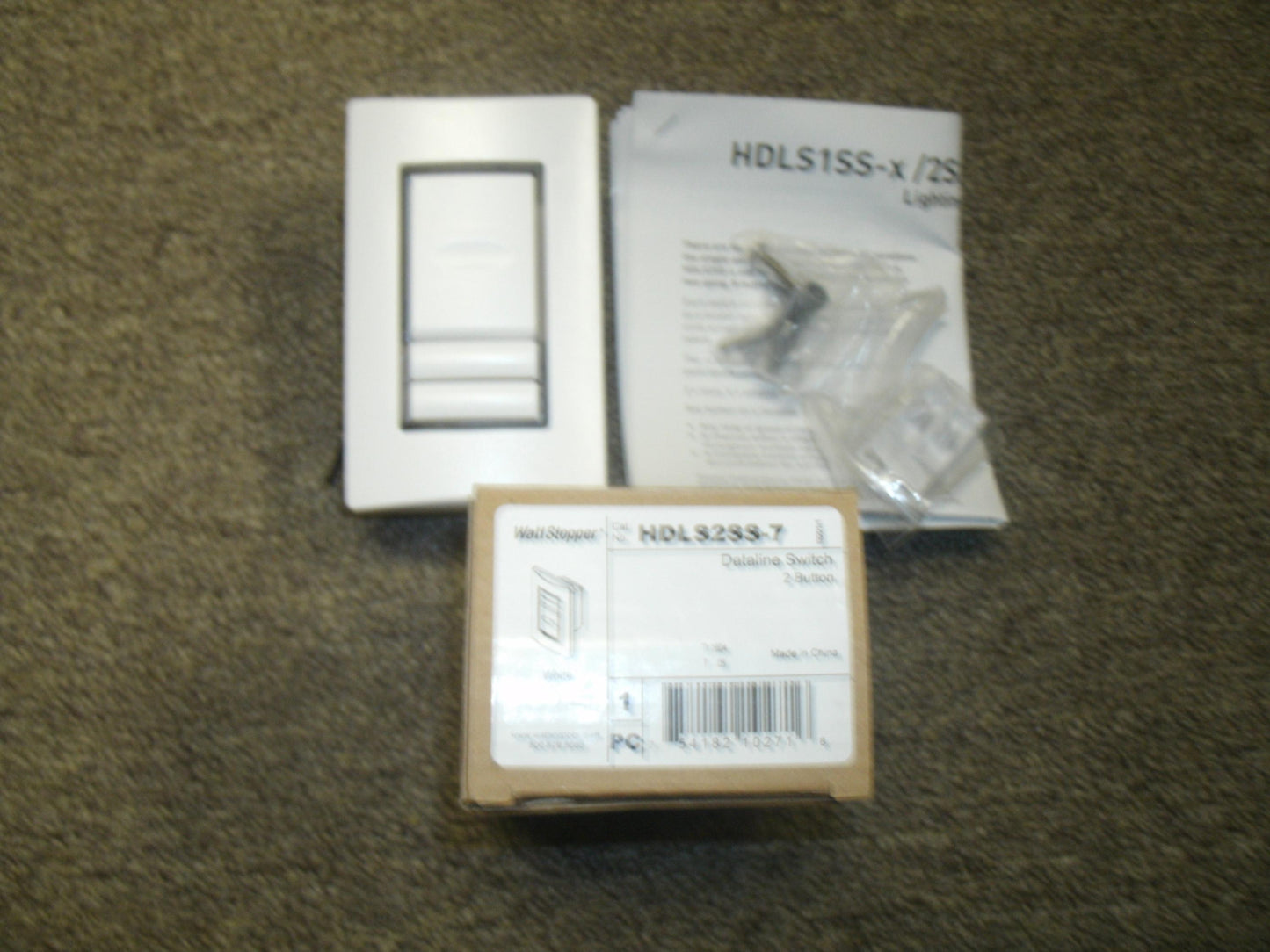 Wattstopper HDLS2SS-7 Dual Dataline Switch. New. White.