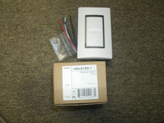 Wattstopper HDLS1SS-7 Dataline Switch, 1 Button. New. White.