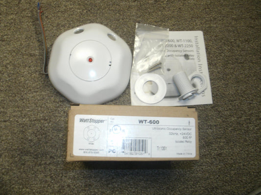 Wattstopper WT-600 Ultrasonic Occupancy Sensor. New.