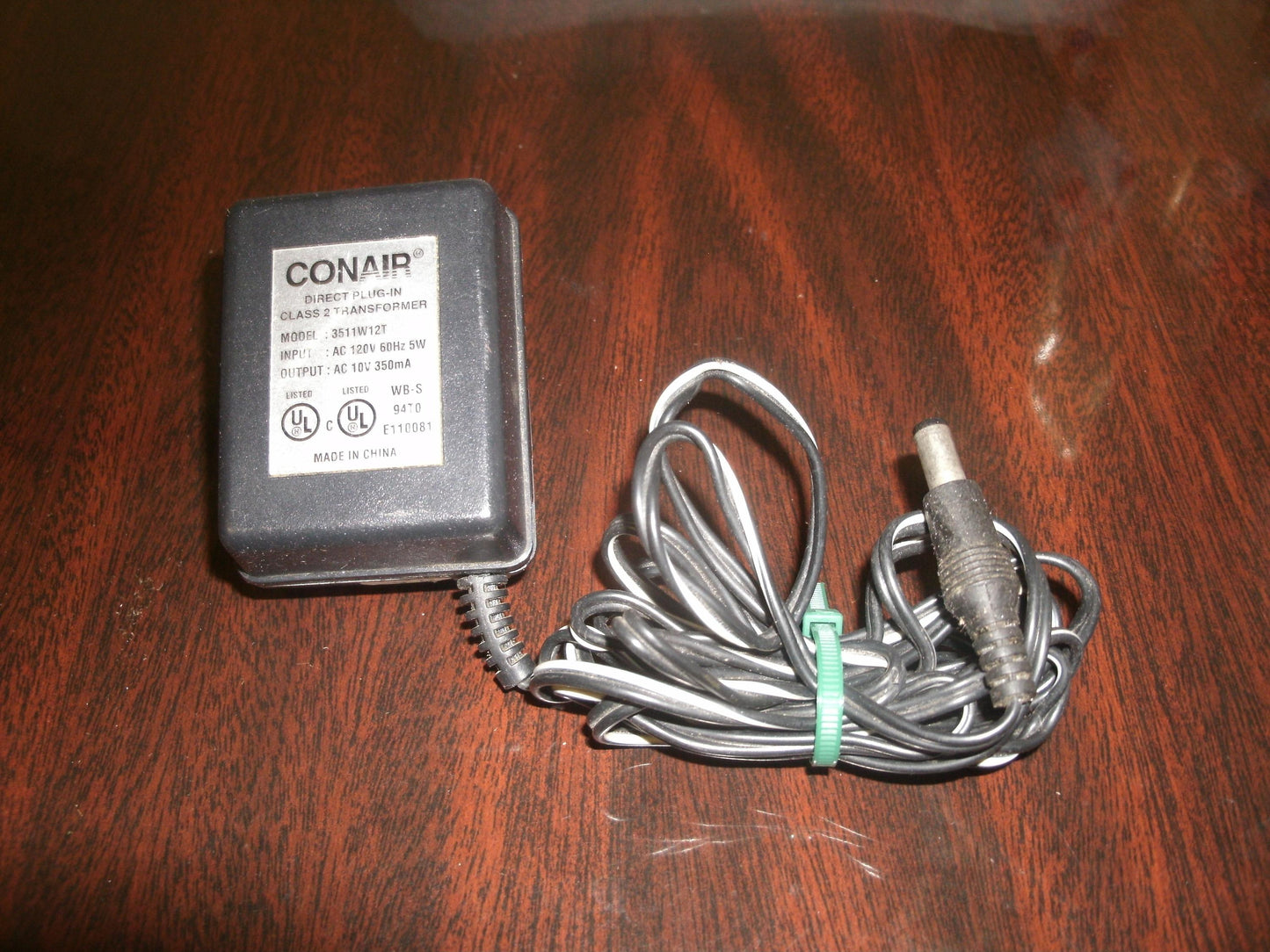 Conair 3511W12T Transformer. Direct Plug-In. (B3)