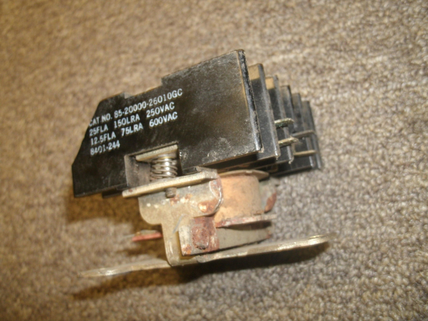 85-20000-2601GC Relay. 8401-244. Used. (B3)