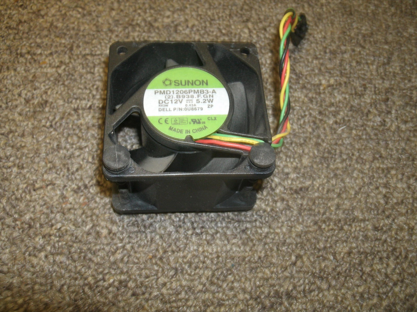 Sunon PMD1206PMB3-A (2).B938.F.GN. Case Fan. (B3)