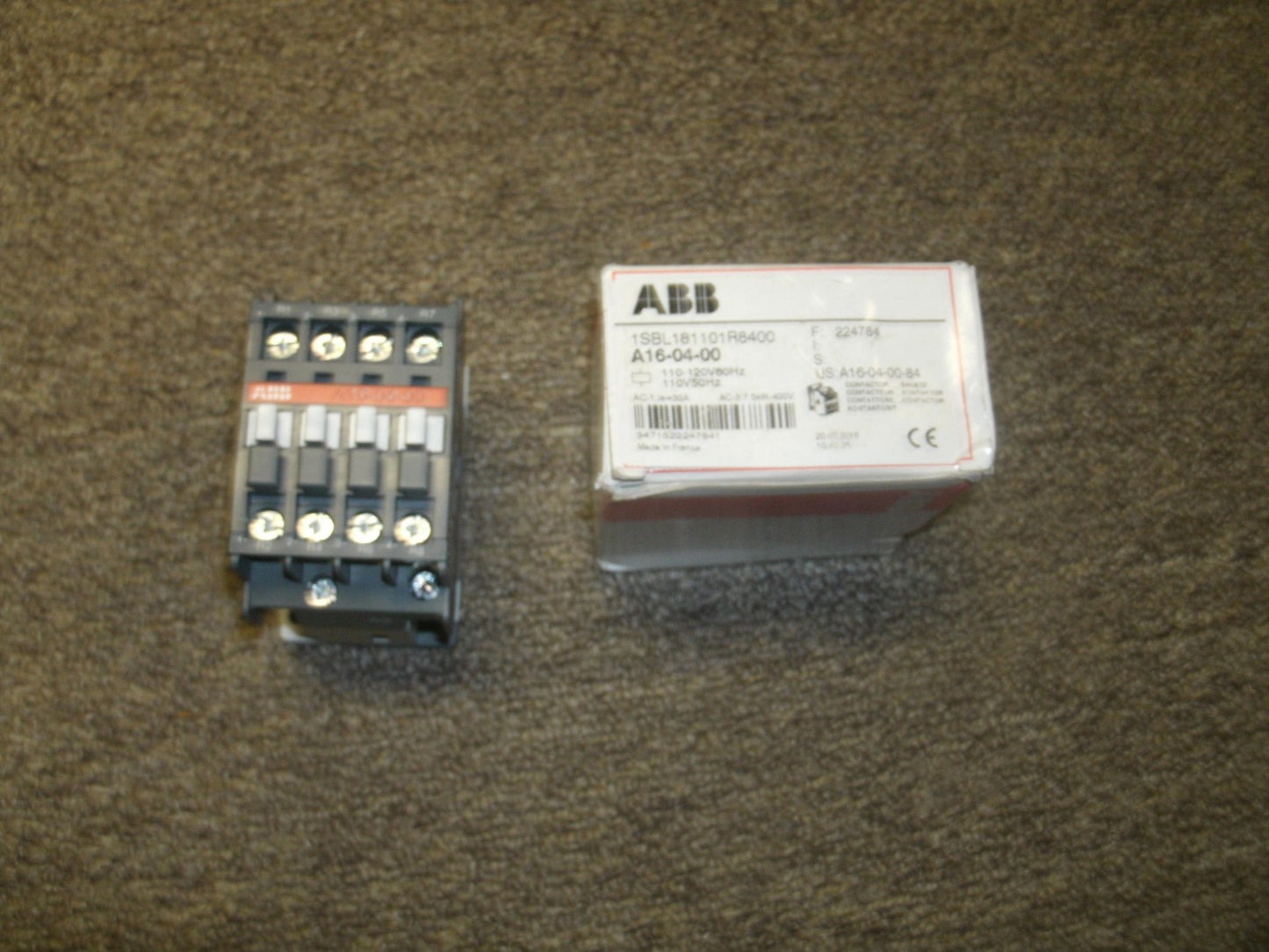 ABB A16-04-00 Contactor. 1SBL181101R8400. New. (B1)