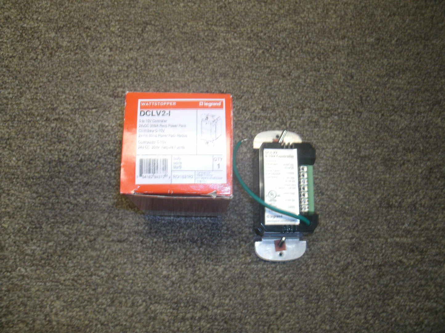 Wattstopper DCLV2-I, 0-10V Controller. New. Ivory. DCLV2-I.