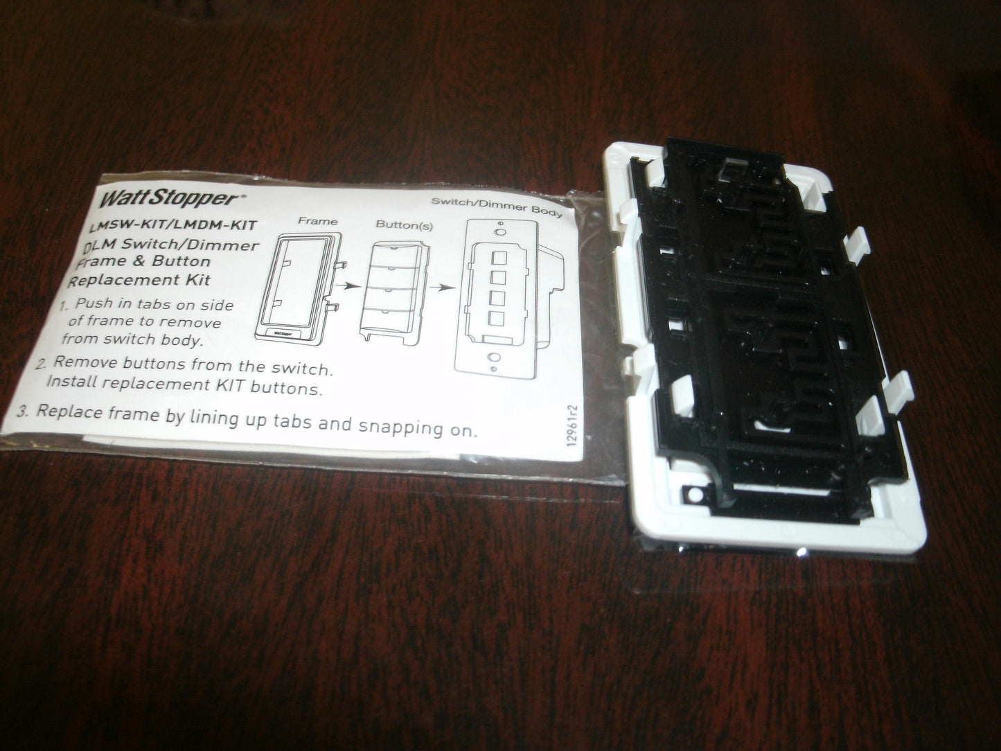 Wattstopper LMSW-Kit-101-LA. 1 Button Switch. Color Change Kit.