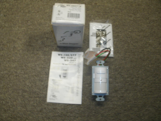 Wattstopper WS-120/277-W Infrared Automatic Wall Switch. New.